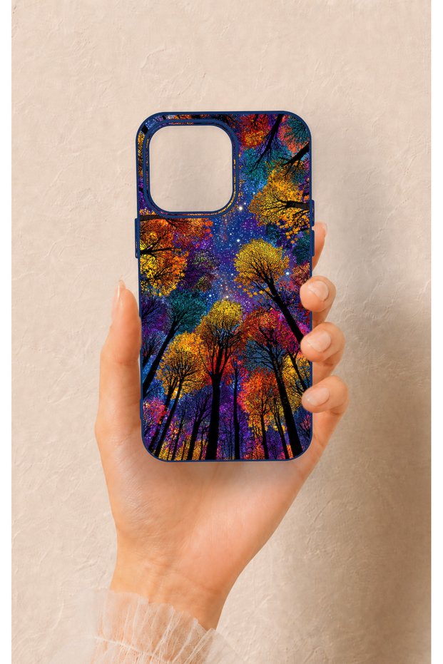 iPhone 15 Pro Max Compatible Colorful Sky Pattern Silicone Case