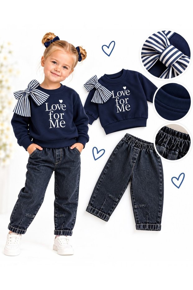 Love Girl's Suit with Jeans