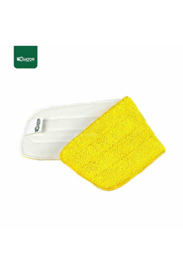 Microfiber Wet & Dry Mop Refill | Flat Mop Replacement Pad | 40 cm | Yellow
