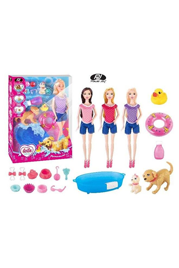 Leila Bath Dog - Assorted 1pc