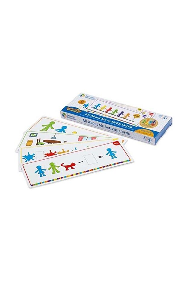 All About Me Family Counters Cards (21-Piece, Multi-Color, Ages 3+)