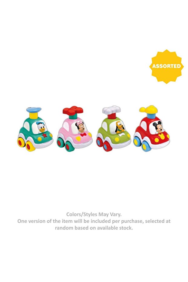 Clementoni Disney Baby Disney Mickey And Friends Press And Go Car (Assorted)