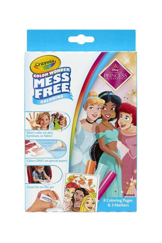 Color Wonder Mini Box Set, Disney Princess (Multicolour) | MESS FREE COLORING | GIFT FOR GIRLS & BO