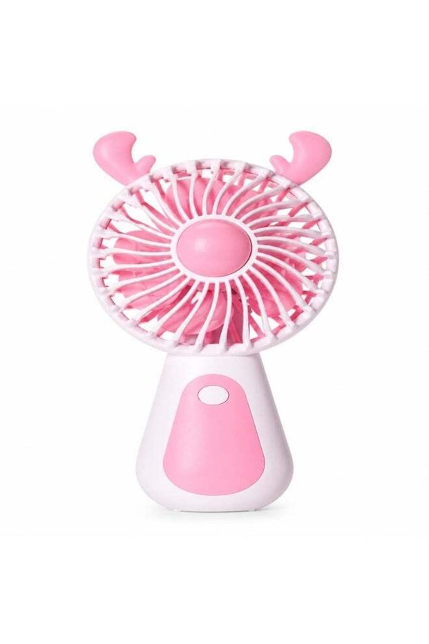 Menglu Rechargeable Handheld Fan, Pink Portable USB Charging Mini Fan