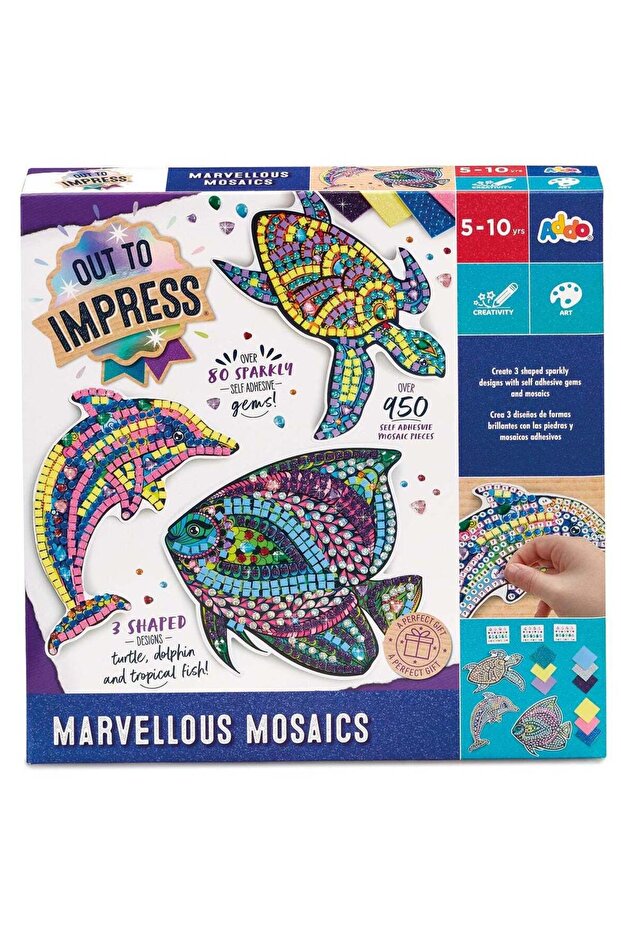 Addo Out To Impress Marvellous Ocean-Themed Mosaic Artworks | Turtle, Dolhpin & a Tropical Fish | I