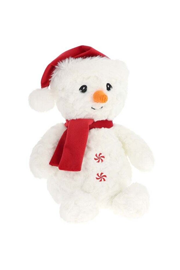 Keeleco Christmas-Themed Collection Snowman Soft Toy 25cm | Collectable Plush Toy | Stuffed Toy | G
