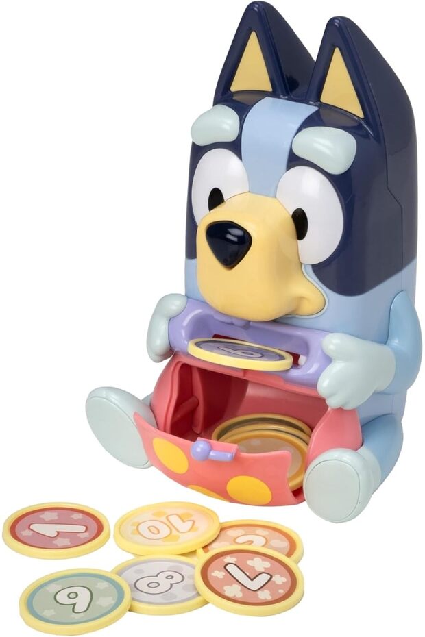 Bluey's Save with Bluey Interactive Toy with Play Money Coins