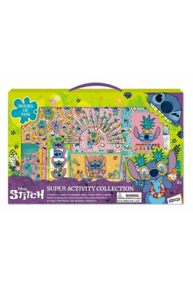 Stitch Super Activity Collection | Mess Free Hours of Fun | Creative & Learning Activity Kit | Age