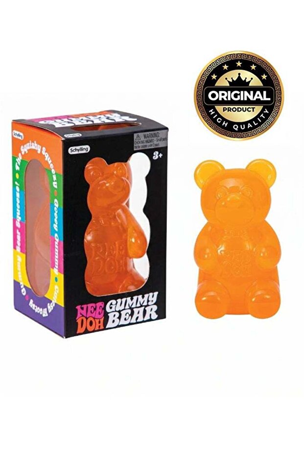 NeeDoh Gummy Bear-ORANGE