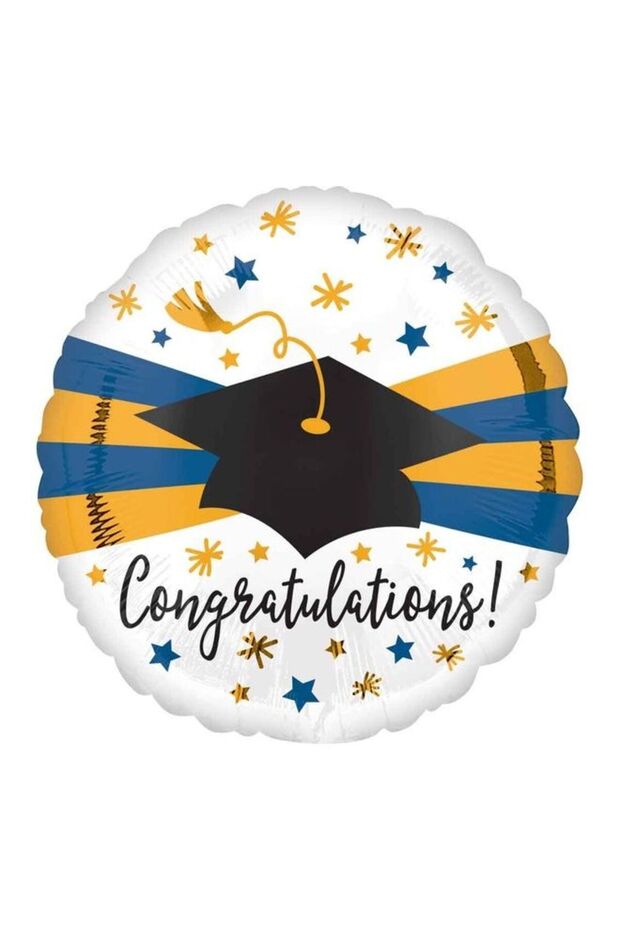 Graduation Jumbo Foil Balloon 71x71cm Decorations Party Supplies 71x71cm