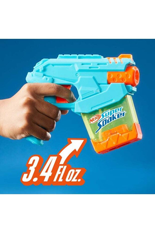 Nerf Super Soaker Mini Dunk Fill Water Blaster | Trigger Pull | Easy Instant Tank Fill| 3.4 Fl Oun