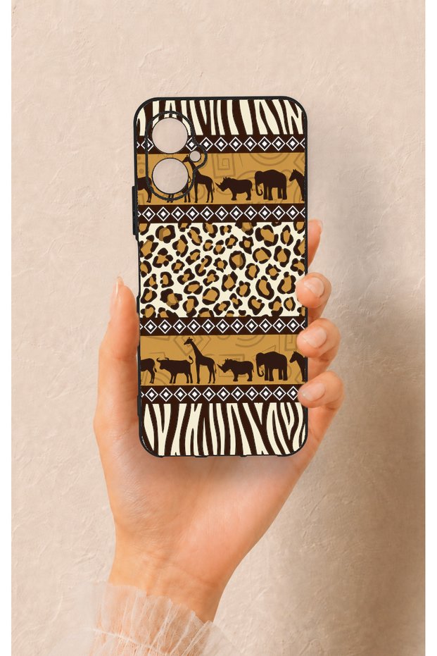 Omix X5 Compatible African Safari Patterned Silicone Case