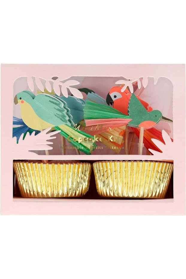 Tropical Bird Cupcake Kit