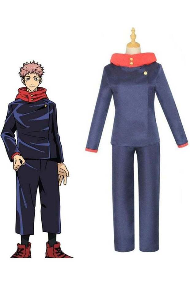 Kids Jujutsu Kaisen-Inspired Anime Costume – Dark Uniform Set For Cosplay, Parties & Character Dres