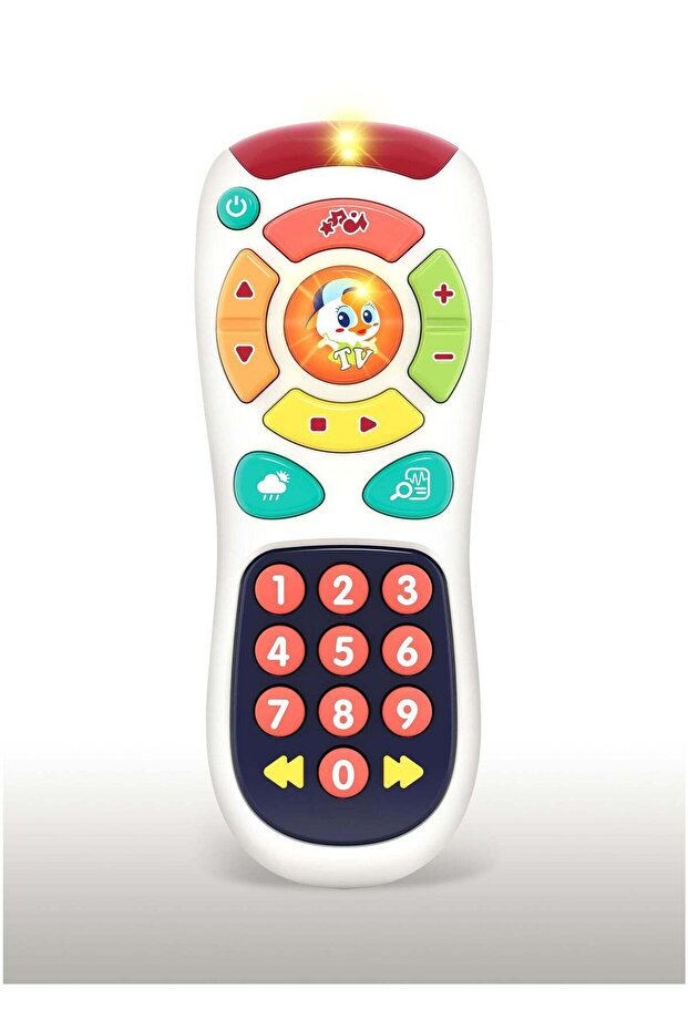 Hola My Remote Interactive Baby TV Remote Toy with 20+ Buttons, 50+ Sounds & Melodies, Learning Num