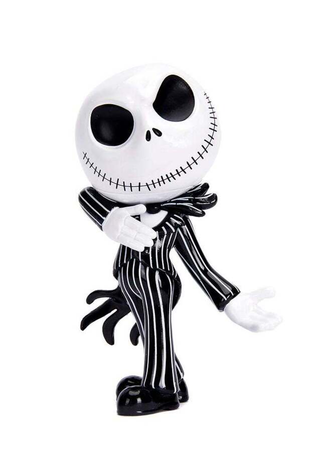 Jada - Official Disney Licensed Jack Skellington 10cm Metal Figure Glow in the Dark (253071004)