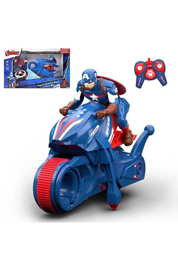 Marvel Captain America Blaze & Race Bike | 2.4 GHz Frequency | Full Function | Age 3+