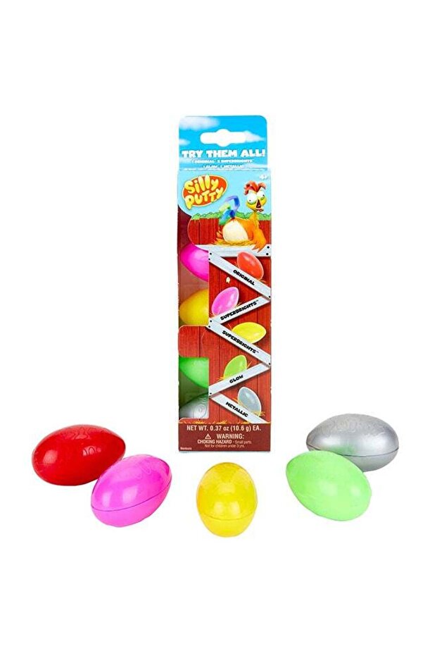 Silly Putty Party Pack 5/Pkg, (Pack of 4)