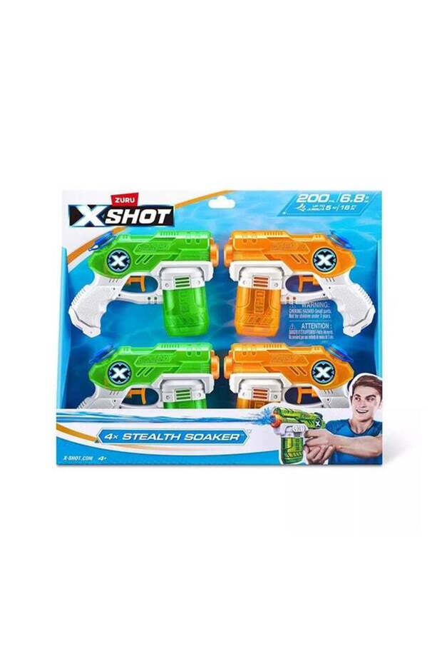 X-Shot, Stealth Soaker Water Blaster (Pack of 4)