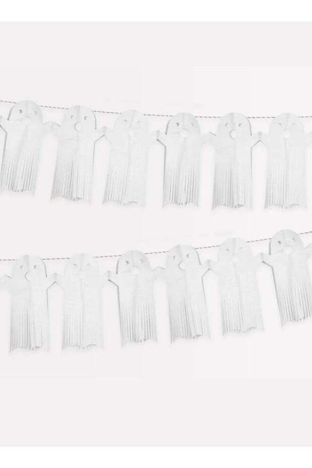 Large Tissue Paper Ghost Garland