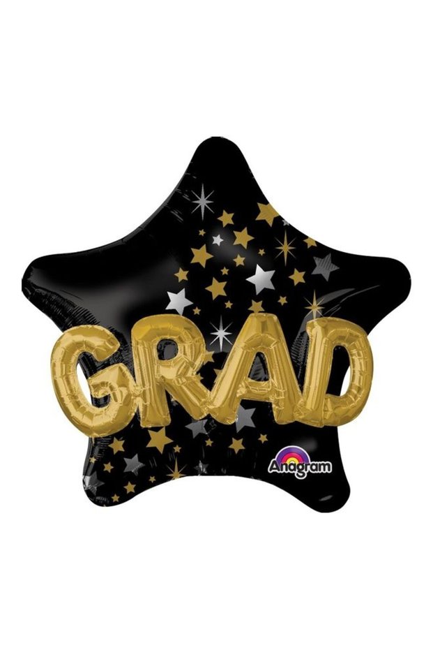 Grad Star Shaped Multi-Balloon Decorations Party Supplies