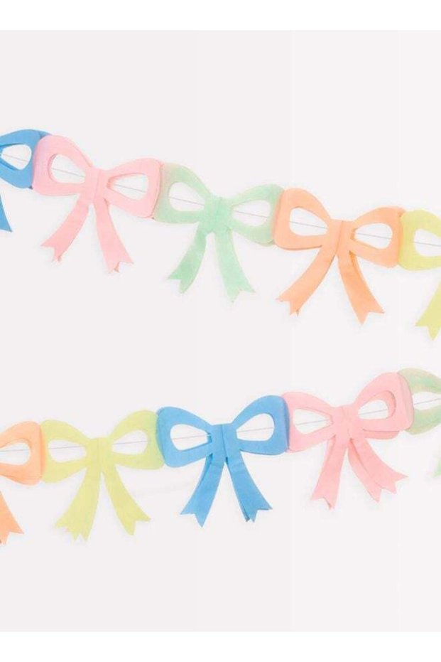 Tissue Paper Bow Garlands
