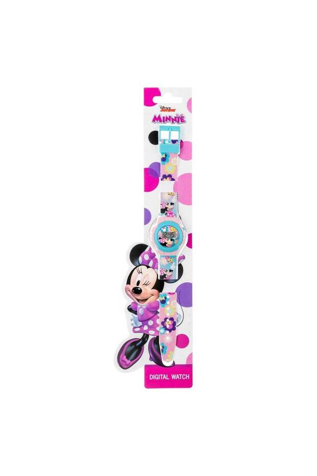 Disney Minnie Mouse Floral Print LED Digital Watch