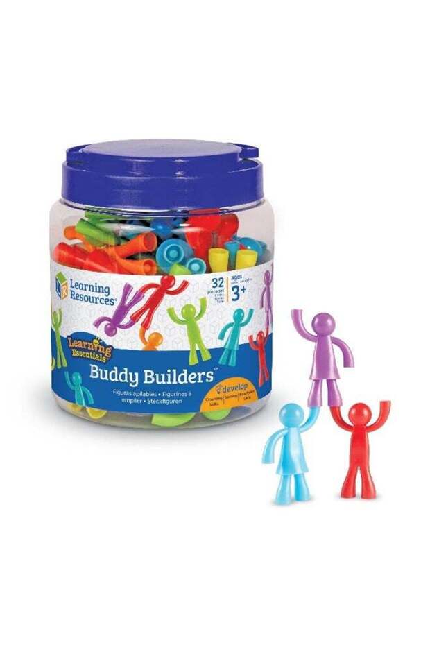All About Me Buddy Builders (32-Piece Set, Interlocking Figures, Ages 3+)