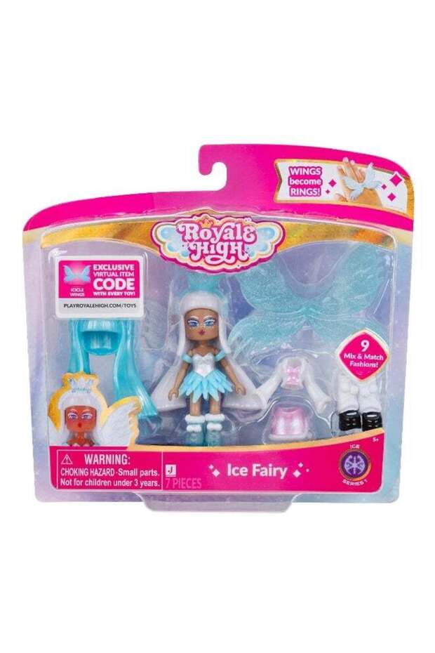 Royale High Core Deluxe 3-Inches Doll Figure with Accessories - Ice Fairy | Exclusive Virtual Item