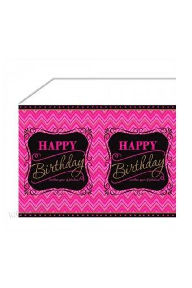 Decorative Happy Birthday Table Cover Rectangular, Birthday Party Decorations