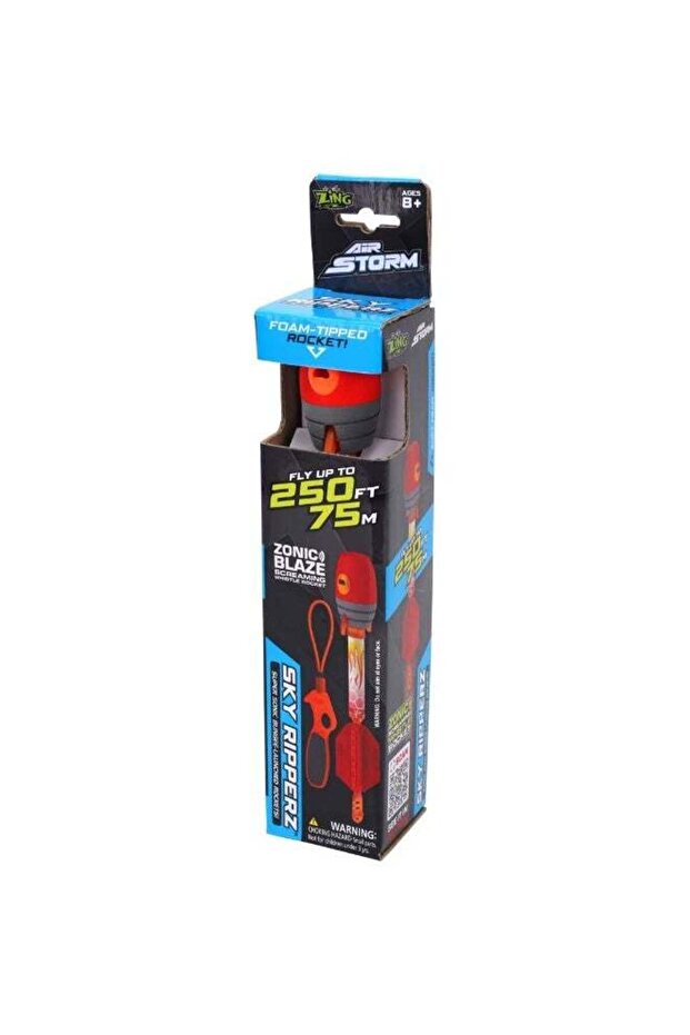 Zing Air Storm Sky Ripperz Super Sonic Bungee Launcher Rocket with Whistle