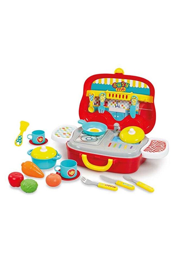 Busy Me Little Chefs Kitchen, Kitchen Playset , Cooking Playset, Interactive Playset, Imaginative P