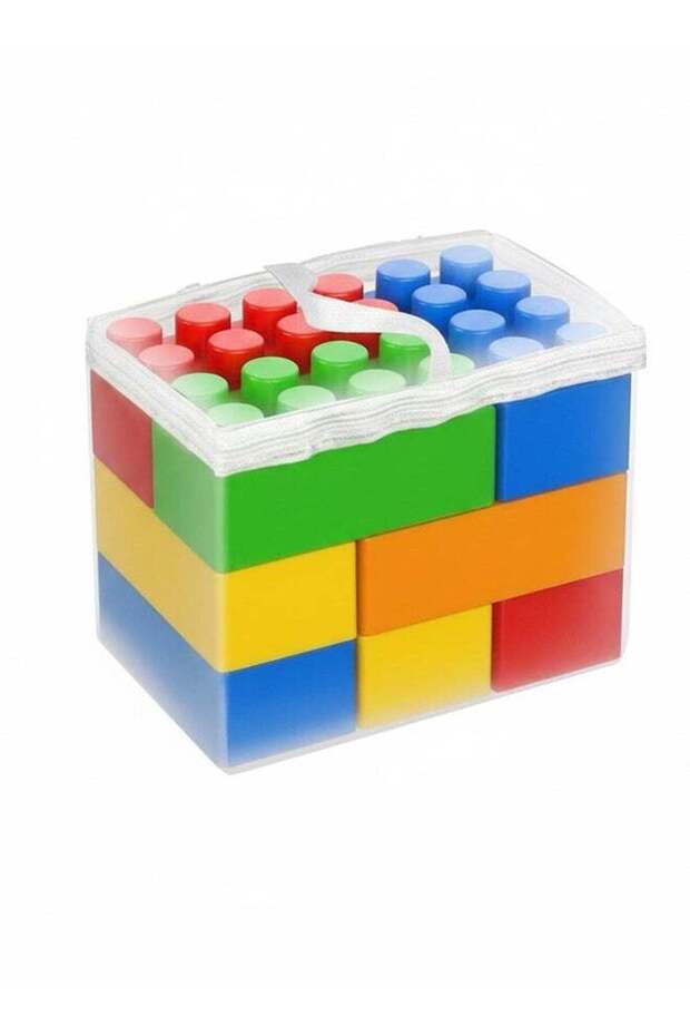 9 PCSLarge Building Blocks Play Set with Storage Box for Kids – 3+ Years