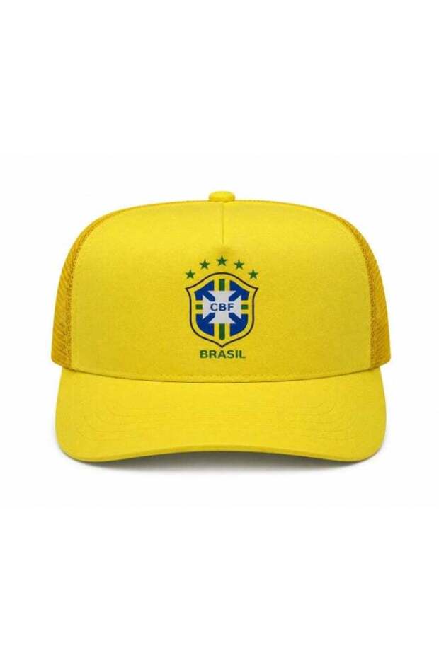 Brazil Cap with short Brim, Mesh Back, Adjustable Snapback