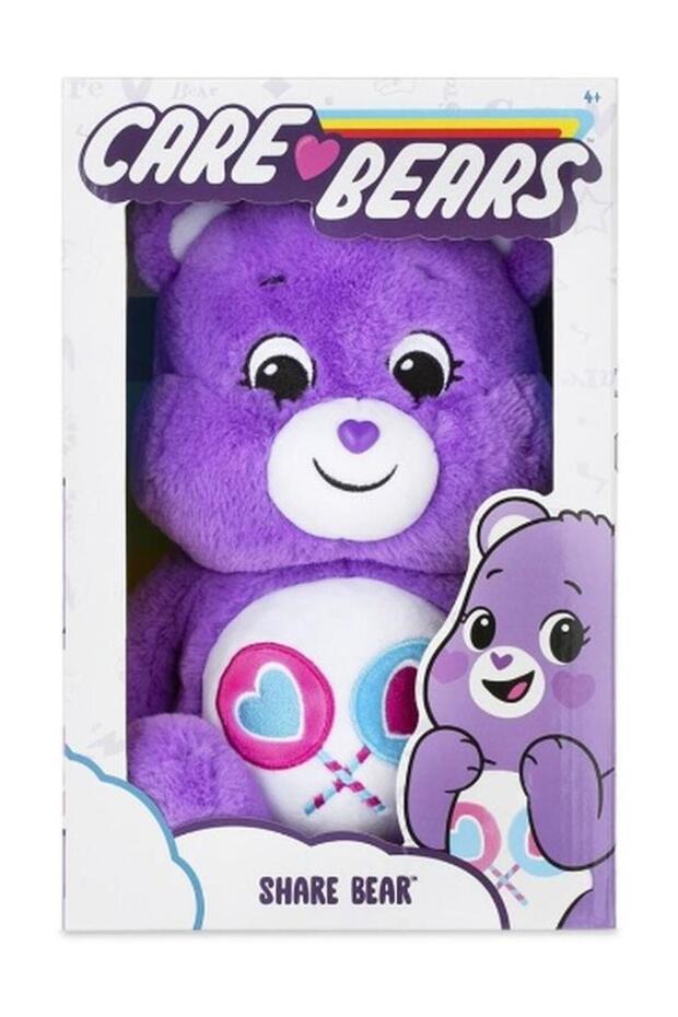 Care Bears Share Bear Plush Toy (35 cm, Purple)