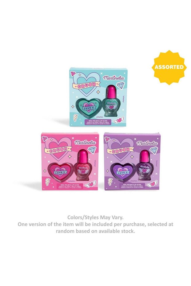 Martinelia Crush Nail Polish & Lip Gloss Duo Set (Assorted)