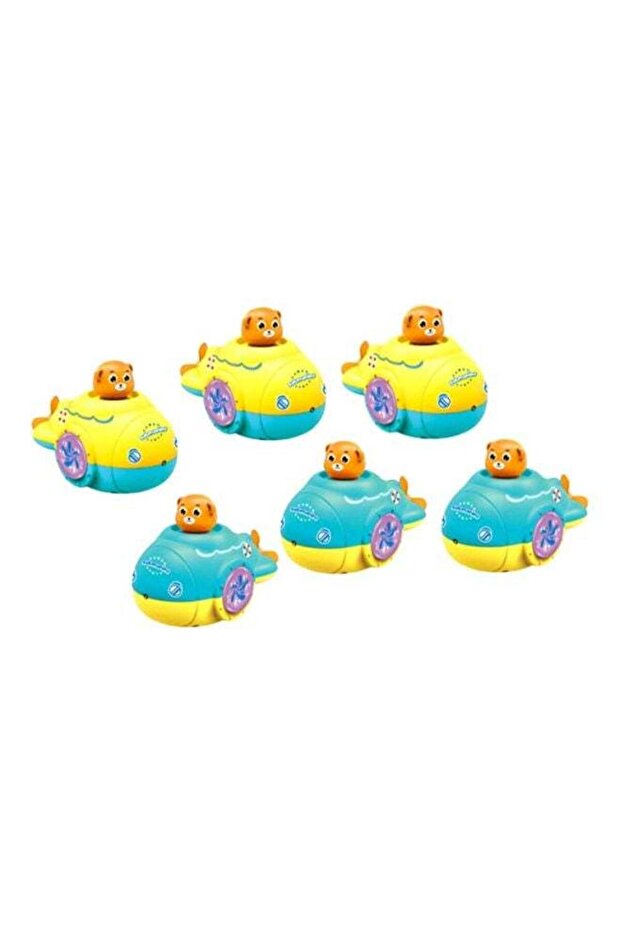 6-Piece Wind Up Bath Toys Set 33.2x9.4x27.7cm