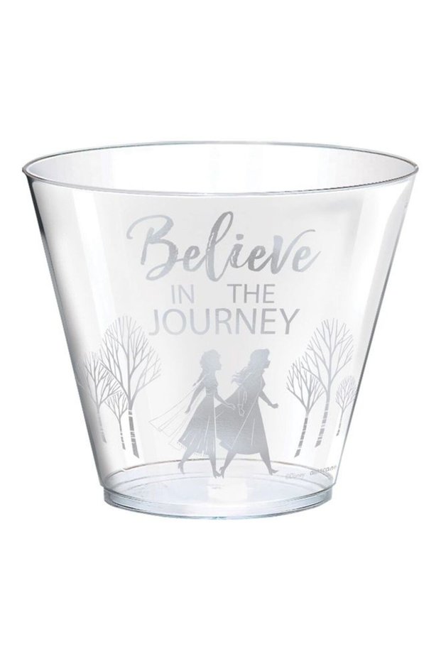 Frozen Plastic Hot Stamped Tumbler