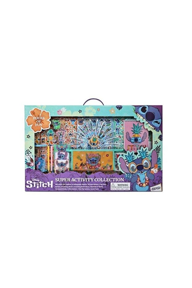 Stitch Super Activity Collection | Coloring & Activity Learning Set | Hours of Fun | Age 3+