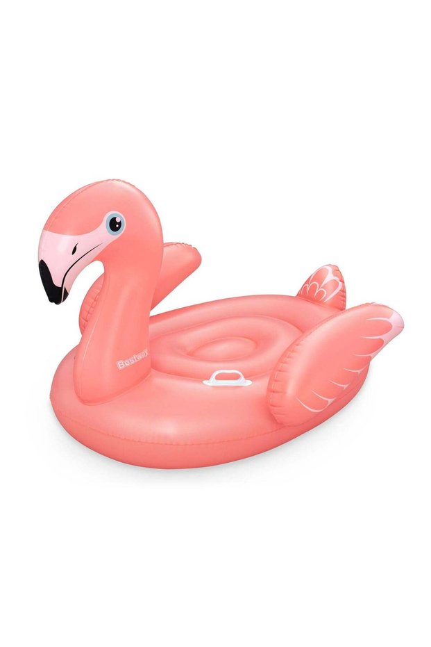 Bestway Rider Fancy Flamingo 138x107cm | Inflatable Ride-on | Pool Float | Summer Water Toy | Pool