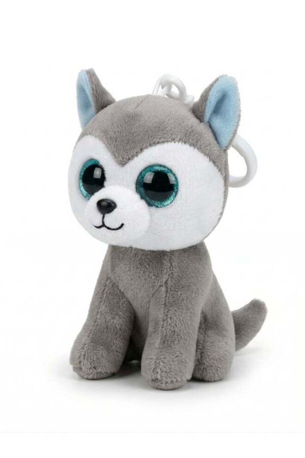Fluffmals Soft Plush Animal Toy – KEY HUSKY 15cm | Cute Mini Stuffed Toy for Kids | Ultra Soft & Hu