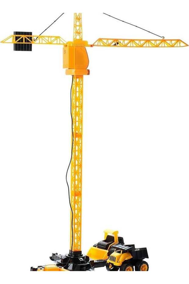 D-Power '- Teamsterz JCB Remote Control Crane Tower 100cm | Battery Operated The crane tower requir