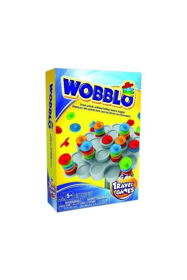 Family Games Wobblo Balance Stacking Travel Game