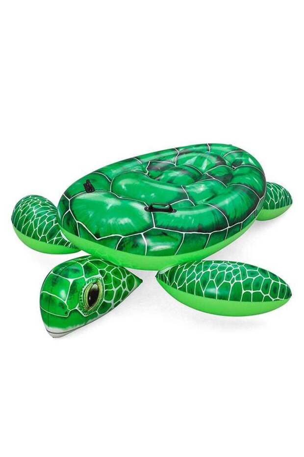 Bestway, Inflatable Tidal Turtle Ride-On Pool Float Kids Animal Ride Float Water Toy with Handles D