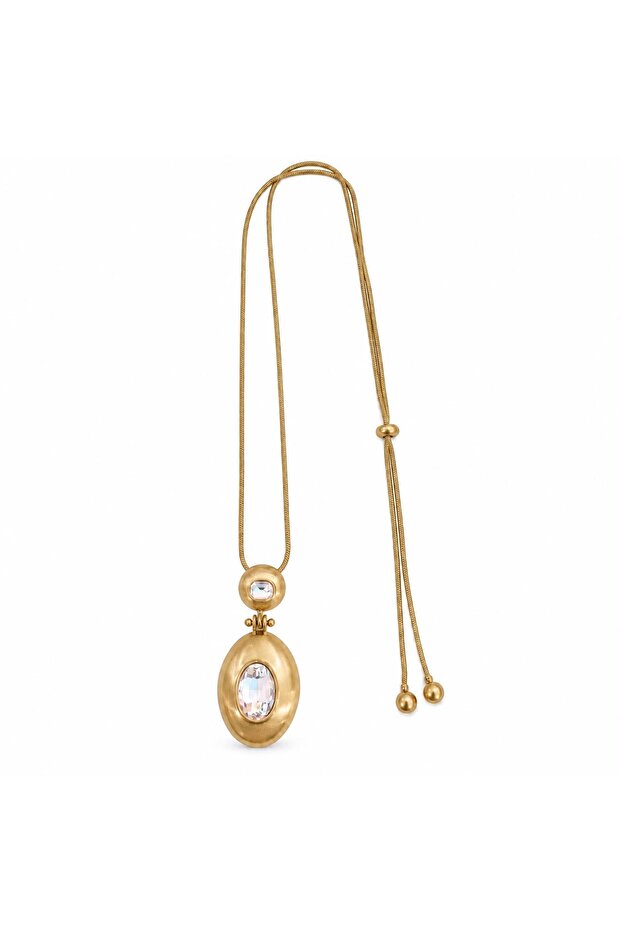 Adjustable Big Form Elevator Necklace 75 cm