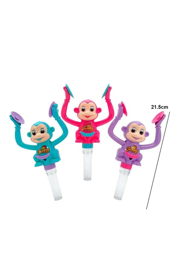 Monkey Rattle Bubble Stick,Assorted Color