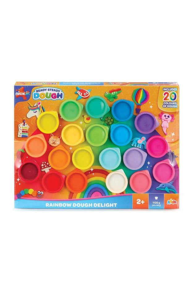 Nick Junior Ready Steady Dough Rainbow Delight Play Dough Toy Set