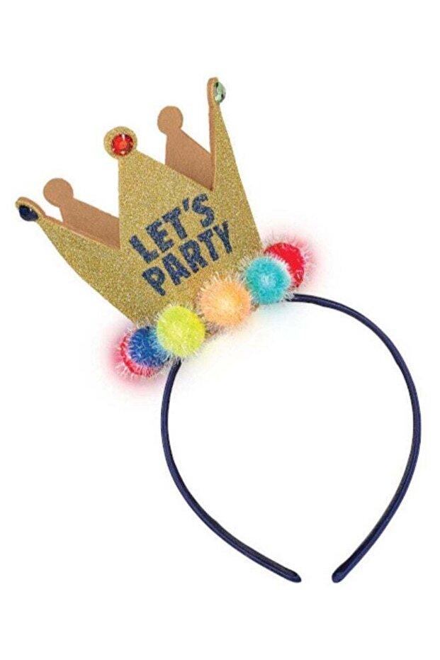Let's Party Light Up Fabric Crown Party Favors Party Supplies