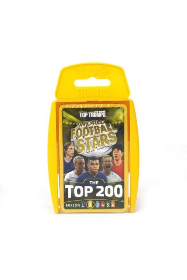 Top Trumps World Football Stars The Top 200 - Yellow | Educational Card Game | Collectible Card Gam
