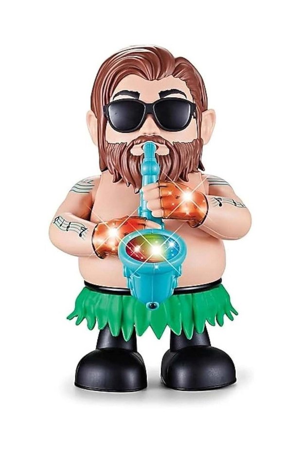 Battery Operated Musical Uncle Toy Electric Dancing Action with Lights and Music